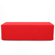 Premium Polyester Rectangle Tablecloth 8ft - 220GSM - Red - By TCF Linen - thumbnail number 1