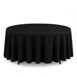 Scuba Polyester Round Tablecloth 108" - By TCF Linen