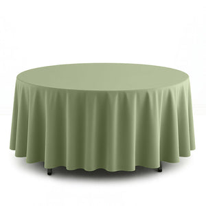Scuba Polyester Round Tablecloth 108" - By TCF Linen