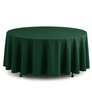 Scuba Polyester Round Tablecloth 108" - By TCF Linen