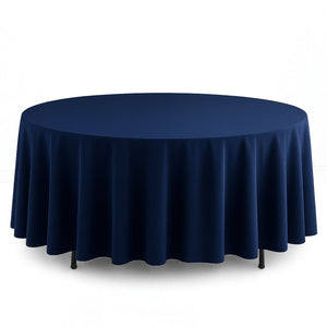 Scuba Polyester Round Tablecloth 108" - By TCF Linen