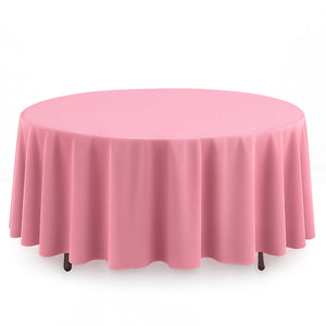 Scuba Polyester Round Tablecloth 108" - By TCF Linen