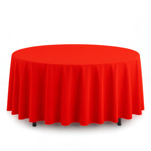 Scuba Polyester Round Tablecloth 108" - By TCF Linen