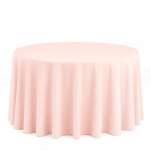 Scuba Polyester Round Tablecloth 120" - By TCF Linen