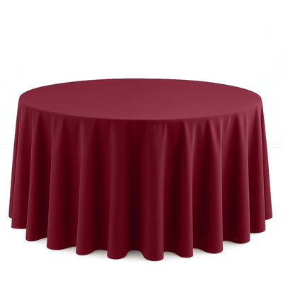 Scuba Polyester Round Tablecloth 120" - By TCF Linen - thumbnail number 8