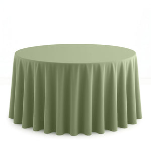 Scuba Polyester Round Tablecloth 120" - By TCF Linen