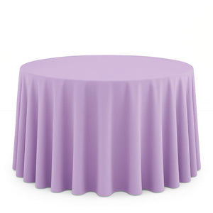 Scuba Polyester Round Tablecloth 120" - By TCF Linen