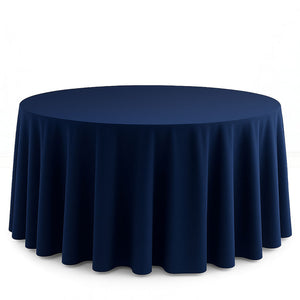 Scuba Polyester Round Tablecloth 120" - By TCF Linen