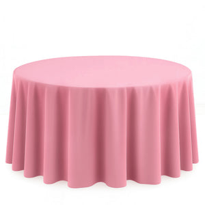Scuba Polyester Round Tablecloth 120" - By TCF Linen