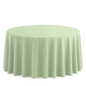 Scuba Polyester Round Tablecloth 120" - By TCF Linen