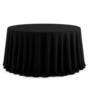 Scuba Polyester Round Tablecloth 132" - By TCF Linen