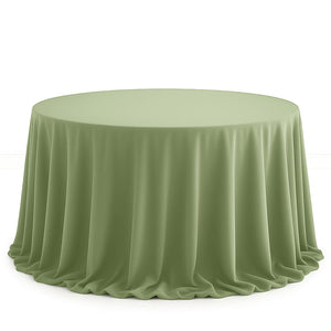 Scuba Polyester Round Tablecloth 132" - By TCF Linen