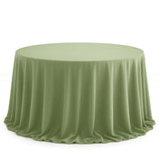 Scuba Polyester Round Tablecloth 132" - Dusty Sage - By TCF Linen - thumbnail number 1
