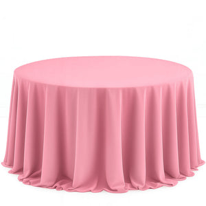 Scuba Polyester Round Tablecloth 132" - By TCF Linen