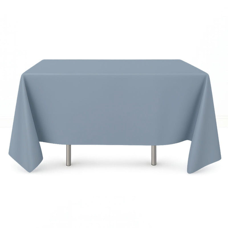 70x70 dusty blue scuba polyester table cover - thumbnail number 1