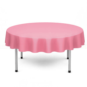 Scuba Polyester Round Tablecloth 70"- By TCF Linen