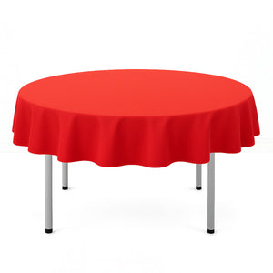 Scuba Polyester Round Tablecloth 70"- By TCF Linen