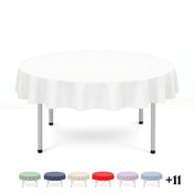 Scuba Polyester Round Tablecloth 70"- By TCF Linen - thumbnail number 1