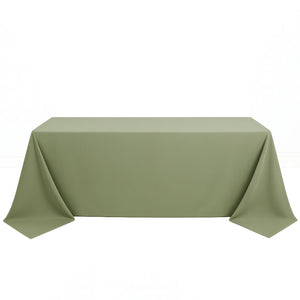 Scuba Polyester Rectangular Tablecloth 90"x132" - By TCF Linen