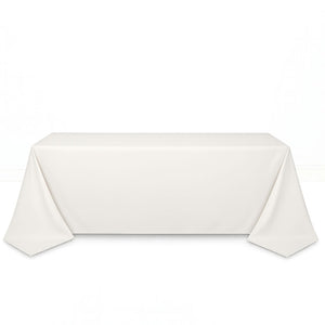 Scuba Polyester Rectangular Tablecloth 90"x132" - By TCF Linen