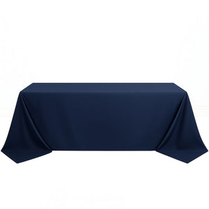 Scuba Polyester Rectangular Tablecloth 90"x132" - By TCF Linen