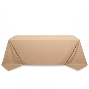 Scuba Polyester Rectangular Tablecloth 90"x132" - By TCF Linen