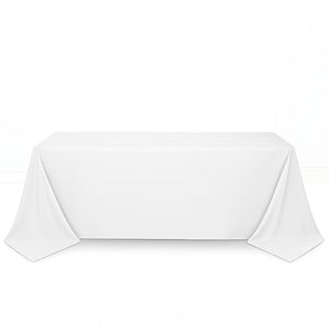 Scuba Polyester Rectangular Tablecloth 90"x132" - By TCF Linen