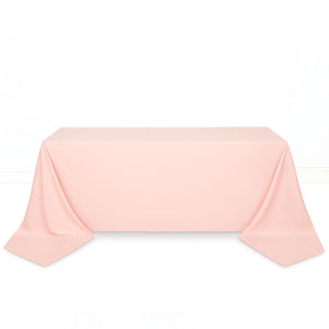 Scuba Polyester Rectangular Tablecloth 90"x156" - By TCF Linen