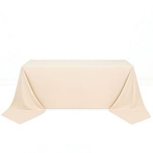 Scuba Polyester Rectangular Tablecloth 90"x156" - By TCF Linen