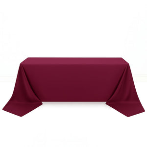 Scuba Polyester Rectangular Tablecloth 90"x156" - By TCF Linen
