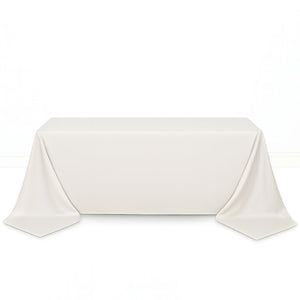 Scuba Polyester Rectangular Tablecloth 90"x156" - By TCF Linen