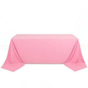 Scuba Polyester Rectangular Tablecloth 90"x156" - By TCF Linen
