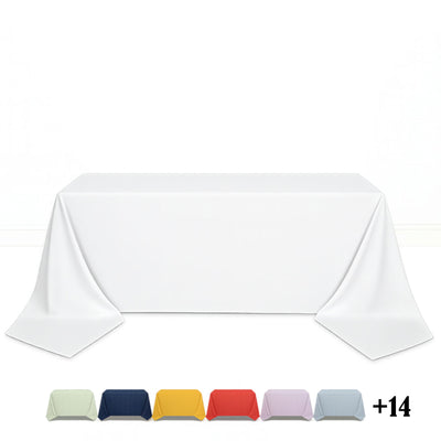 Scuba Polyester Rectangular Tablecloth 90"x156" - By TCF Linen - thumbnail number 1