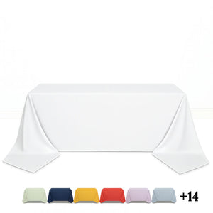 Scuba Polyester Rectangular Tablecloth 90"x156" - By TCF Linen