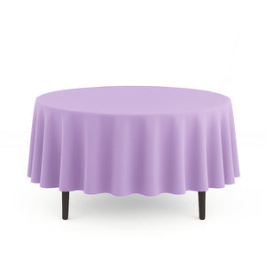 Scuba Polyester Round Tablecloth 90" - By TCF Linen