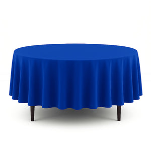 Scuba Polyester Round Tablecloth 90" - By TCF Linen