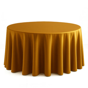 Scuba Polyester Round Tablecloth 120" - By TCF Linen