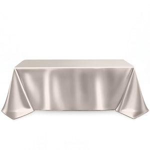 Scuba Polyester Rectangular Tablecloth 90"x132" - By TCF Linen