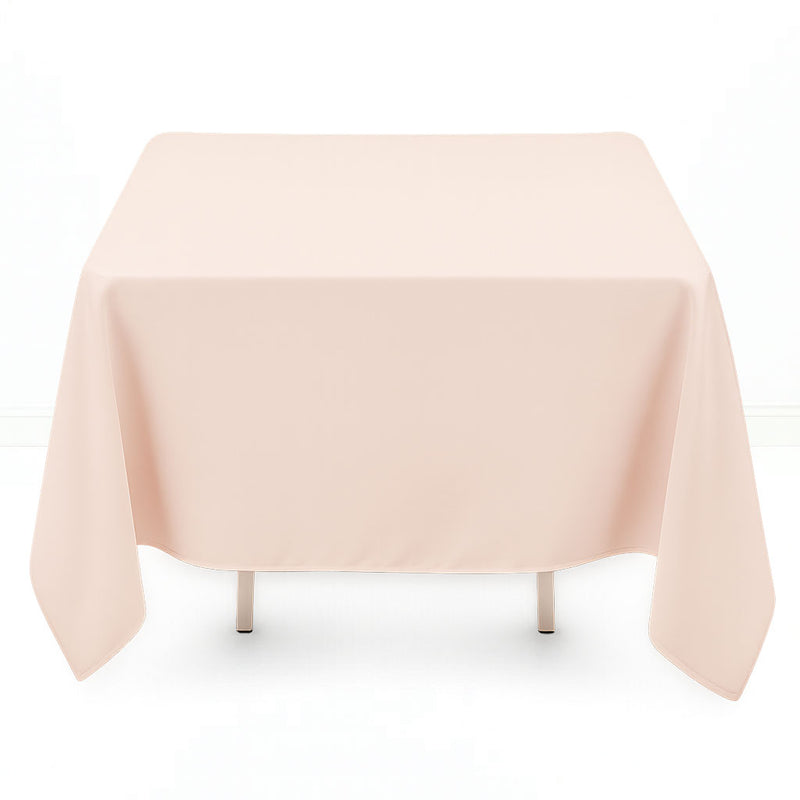Premium Polyester Square Tablecloth 70"x70" - 220GSM- By TCF Linen - thumbnail number 5