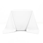 Premium Polyester Square Tablecloth 90"x90" - 220GSM - White - By TCF Linen - thumbnail number 1