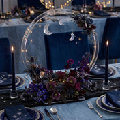 Acrylic Round Hoop Wedding Arch Centerpiece 26" Clear – Tabletop Wreath Stand for Events - thumbnail number 4