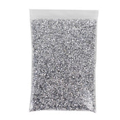 A clear plastic bag filled with sparkling silver faux diamond rhinestone vase fillers - thumbnail number 1