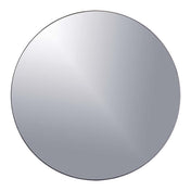 A simple round wall mirror table decor with a polished edge on a white background - thumbnail number 1