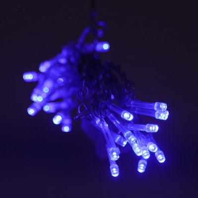 Blue 600 LED Curtain String Lights with 8 Modes, Plug In Connectable Twinkle Fairy Lights - 10ftx20ft
