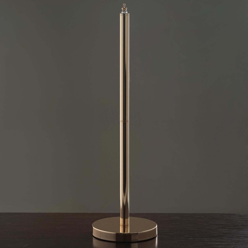 Set of 3 Metal Chandelier Lamp Stand Poles with Base – Gold Decorative Lamp Accessories - thumbnail number 3