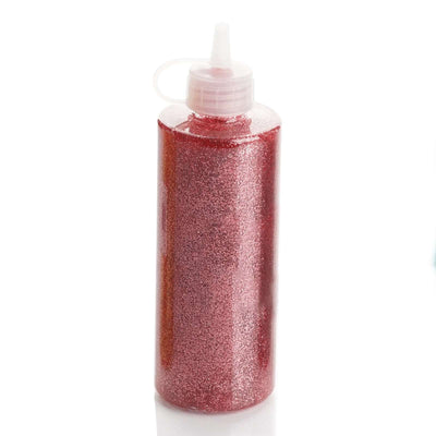 Rose Gold metallic glitter glue bottle on white background - thumbnail number 1