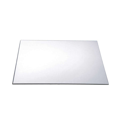 Square glass mirror table centerpiece on white background - thumbnail number 1