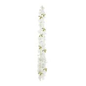 White jasmine flower garland vine on white background - thumbnail number 1