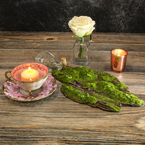 foam moss tree bark 14 x 6 5in