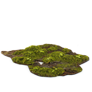 foam moss tree bark 14 x 6 5in